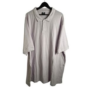 Winston Mens Big and tall lavender polo shirt 4XLT NWT